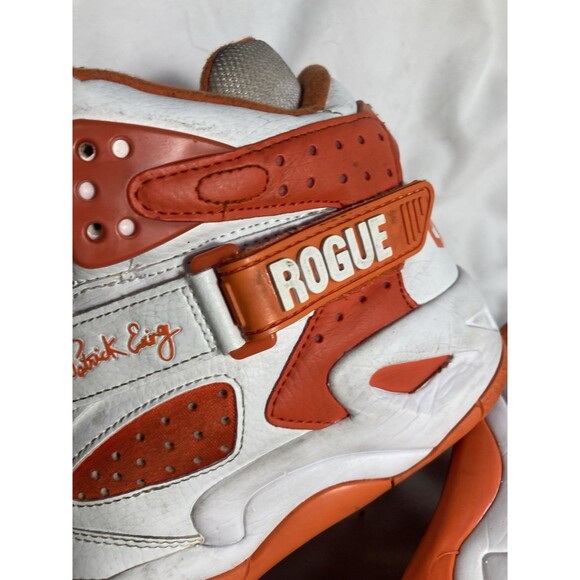 PATRICK EWING ATHLETICS ROGUE #33 Orange & White Men’s Size 7 Basketball Sneaker - Picture 6 of 12